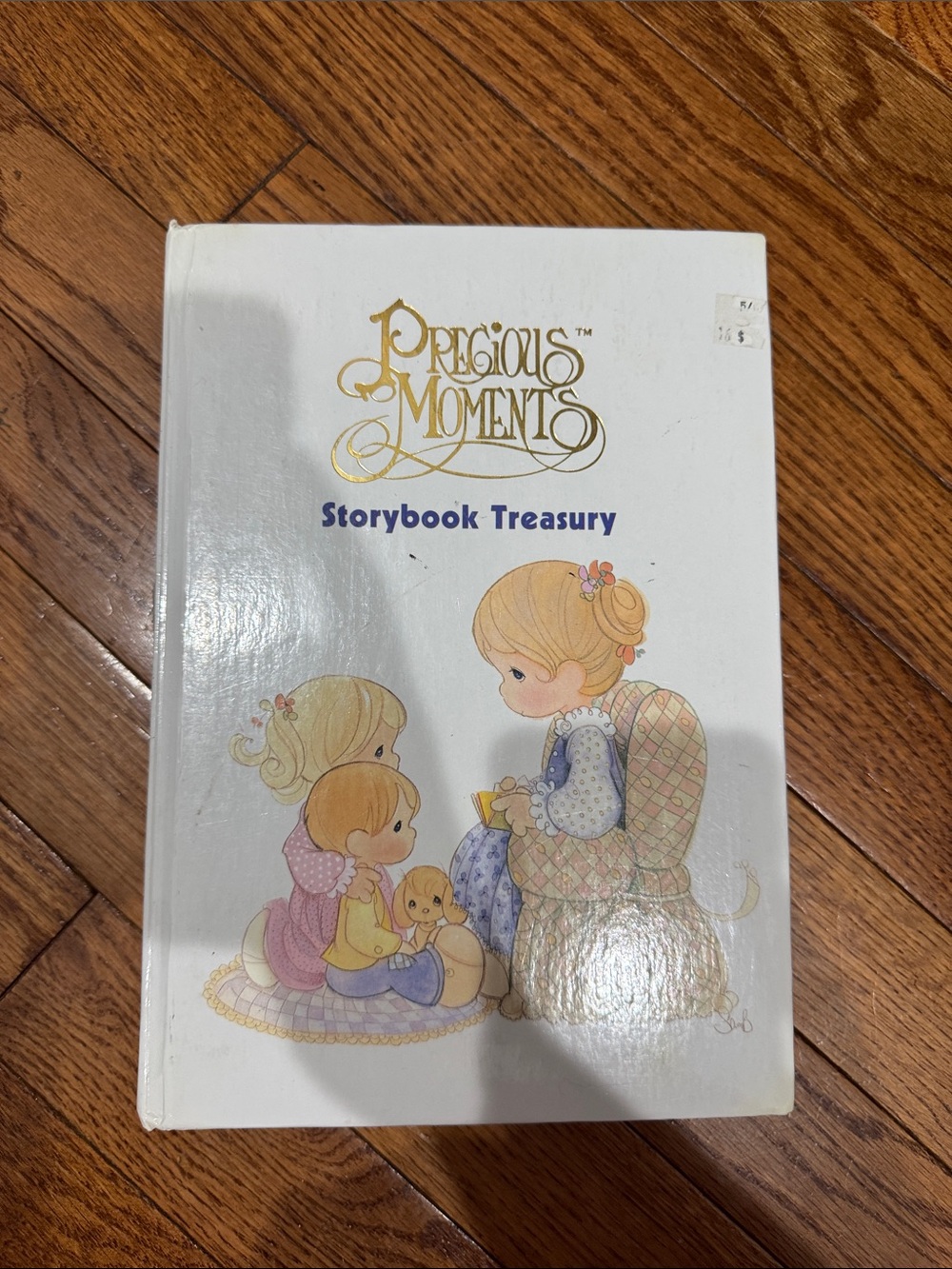 Precious Moments White Cover Storybook with Pastel Illustration